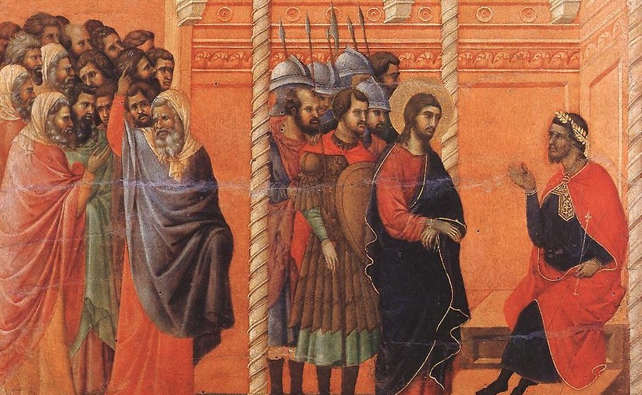 Pilatus Ondervraagt Jezus