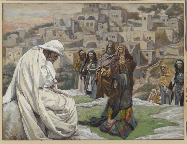 J. TISSOT Jezus Treurt Om Jeruzalem